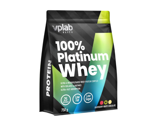 100% Platinum Whey - 750g Raspberry-White Chocolate