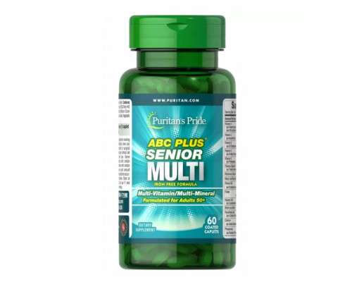 ABC Plus® Senior Multivitamin Multi-Mineral Formula - 60 Caplets
