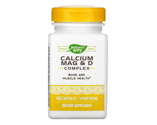 Calcium-Magnesium-Vitamin D - 100 caps