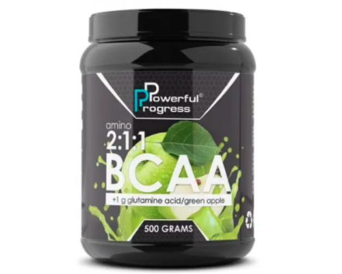 BCAA 2:1:1 + Glutamine - 500g Apple
