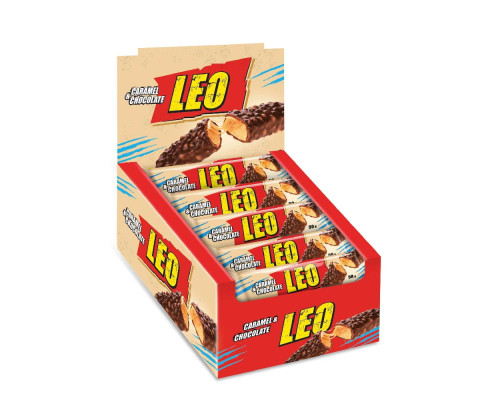 LEO BAR - 20x50g Caramel Chocolate