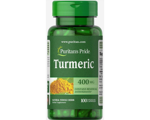 Turmeric 400 mg - 100 Capsules