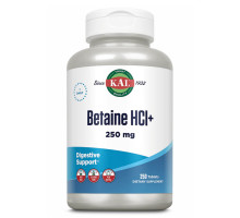 Бетаїн HCl Plus Betaine HCl Plus 250mg - 250 tabs