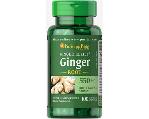 Ginger Root 550 mg - 100 caps