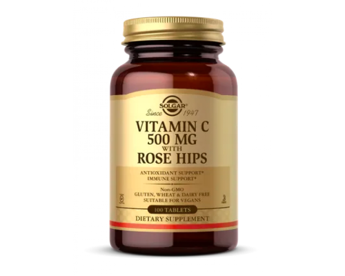 Vit C with Rose Hips 500 mg - 100 tab