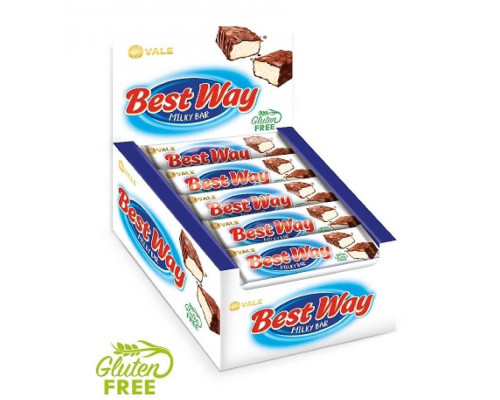 BestWay - 30x30g Milk souffle with chocolate