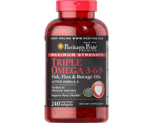 Triple Omega 3-6-9 Maximum Strength - 240Softgels