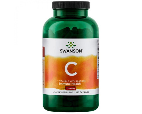 Vitamin C with Rose Hips 1000 mg - 250 caps