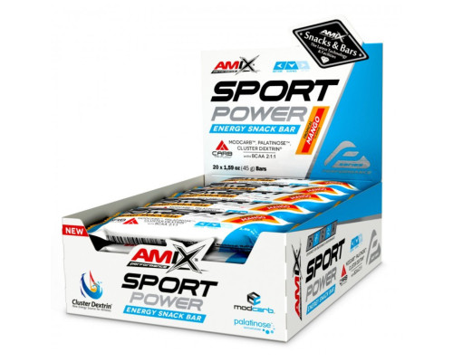Sport Power Energi Snack Bar - 20x45g Tropical Mango