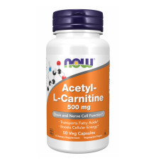 Acetyl L-Carnitine 500mg - 50 vcaps