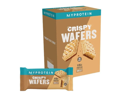 Протеїнові вафлі, Crispy Wafers - 10x40g Vanilla