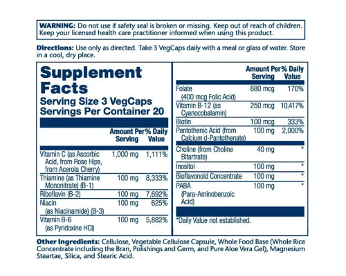 В- комплекс мега Mega Vitamin B-Stress - 60 vcaps