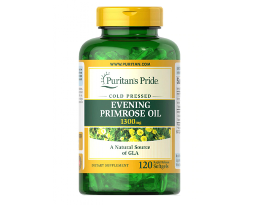 Evening Primrose Oil 1300 mg with GLA - 120 Softgels