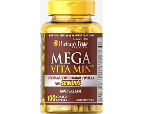 Mega Vita Min™ Multivitamin for Senior Timed Release - 100 Caplets