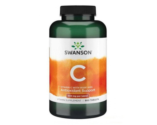 Vitamin C with Rose Hips 500 mg - 500 tab