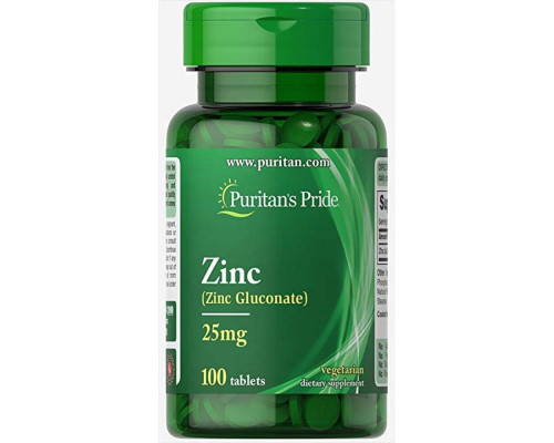 Zinc 25 mg - 100 tabs