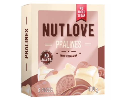 Nutlove Pralines - 100g White Cinamon