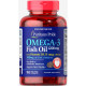 Omega 3 Fish Oil 1200 mg plus Vitamin D3 1000 IU - 90 Softgels