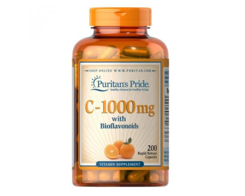 Vitamin C - 1000 mg with Bioflavonoids - 200caps