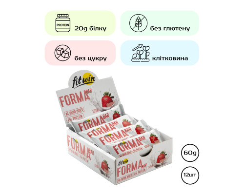 Forma Bar - 12x60g Strawberry yogurt