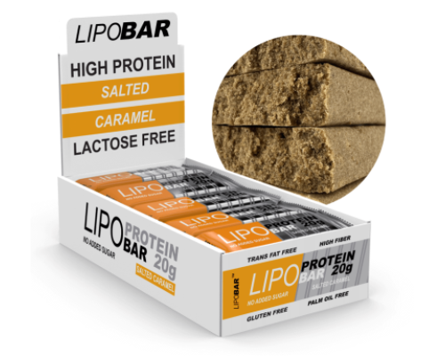 Lipobar - 20x50g Salted caramel