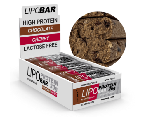 Lipobar - 20x50g Chocolate Cherry