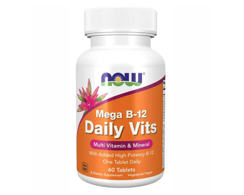 Mega B-12 Daily Vits Multi - 60 tabs