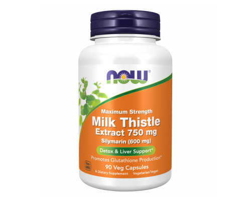Milk Thistle Extract 750mg Silymarin 600mg - 90 vcaps