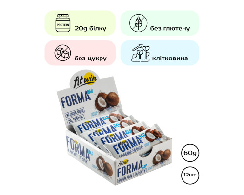 Forma Bar - 12x60g Coconut