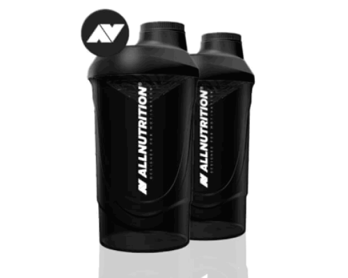 Shaker - 600ml Black 2LOGO