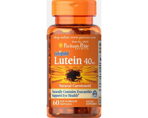 Lutein 40 mg with Zeaxanthin - 60 Softgels