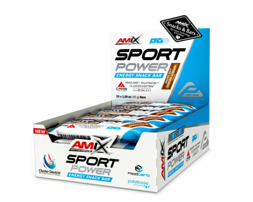 Sport Power Energi Snack Bar - 20x45g Hazelnut Cocoa-Cream