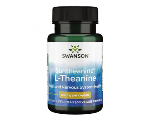 L-Теанін, Suntheanine L-Theanina 100mg - 60veggie caps