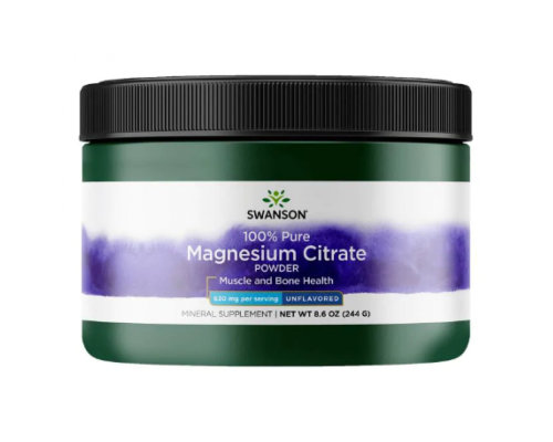 Magnesium Citrate Powder 100% Pure - 244g