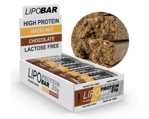 Lipobar - 20x50g Hazelnut-Chocolate