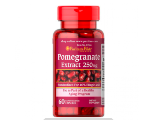 Pomegranate Extract 250 mg - 60 Capsules