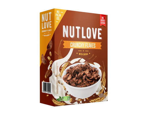 Nutlove Crunchy Flakees - 300g With Cocoa