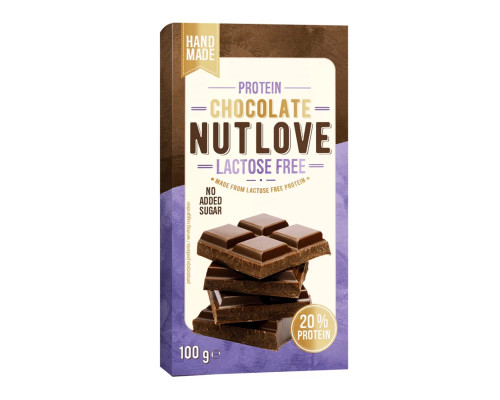 Nutlove Protein Chocolate - 100g Chocolate Lactose Free