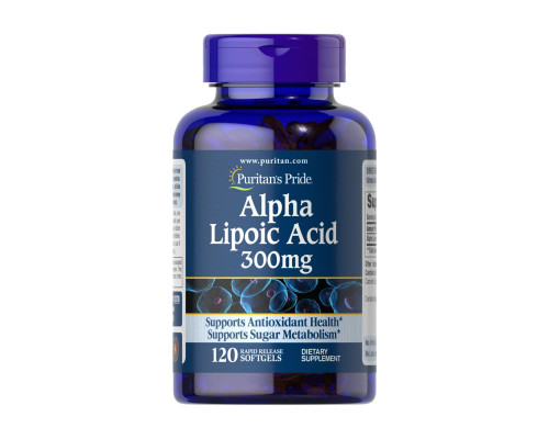 Alpha Lipoic Acid 300 mg - 120 softgels