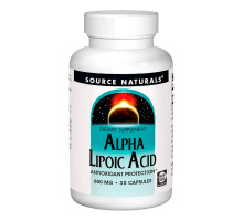 Альфа-ліпоєва кислота 600 мг (Alpha Lipoic Acid) – 30 капсул