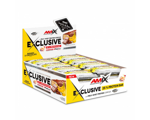Exclusive Protein Bar - 12x85g Banana Chocolate
