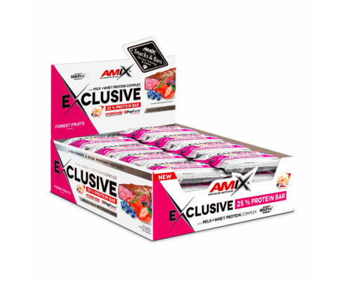 Exclusive Protein Bar - 12x85g Forest fruit