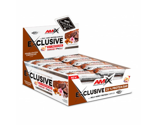 Exclusive Protein Bar - 24x40g Double Dutch Chocolate
