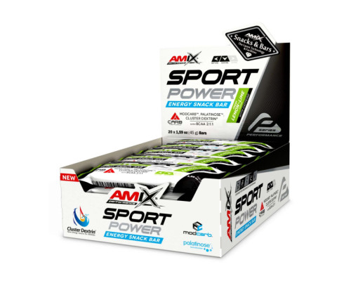 Sport Power Energi Snack Bar - 20x45g Fresh Lemon Lime