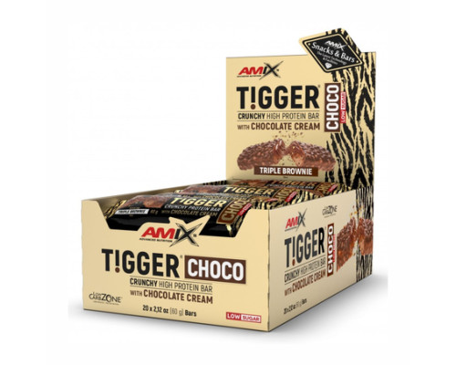 Tigger Zero Choco Protein Bar - 20x60g Triple Brownie