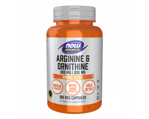 Аргинин и орнитин Arginine/Ornithine - 100 vcaps