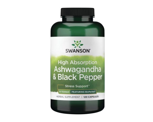 Ashwagandha Black Pepper - 120caps