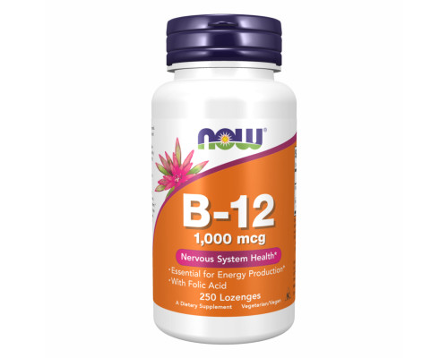 B-12 1000mcg - 250 Lozenges