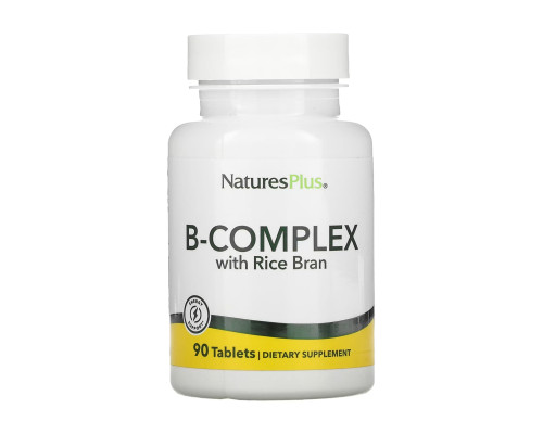 В-комплекс з рисом B-Complex with Rice Bran - 90 tabs