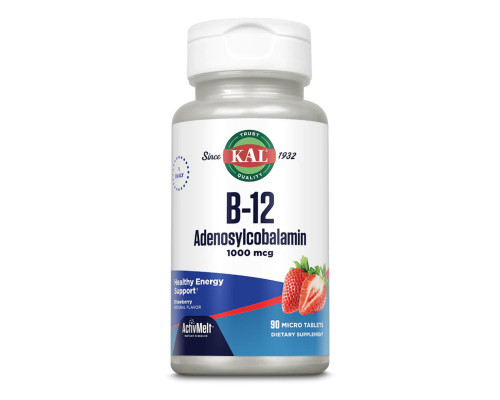 B12 Аденозилкобаламин Adenosylcobalamin 1000mcg - 90 tabs